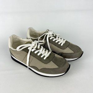 Madewell League Sneakers Washed Nubuck Mesh Coastal Granite size Men 8.5 Wmn 10